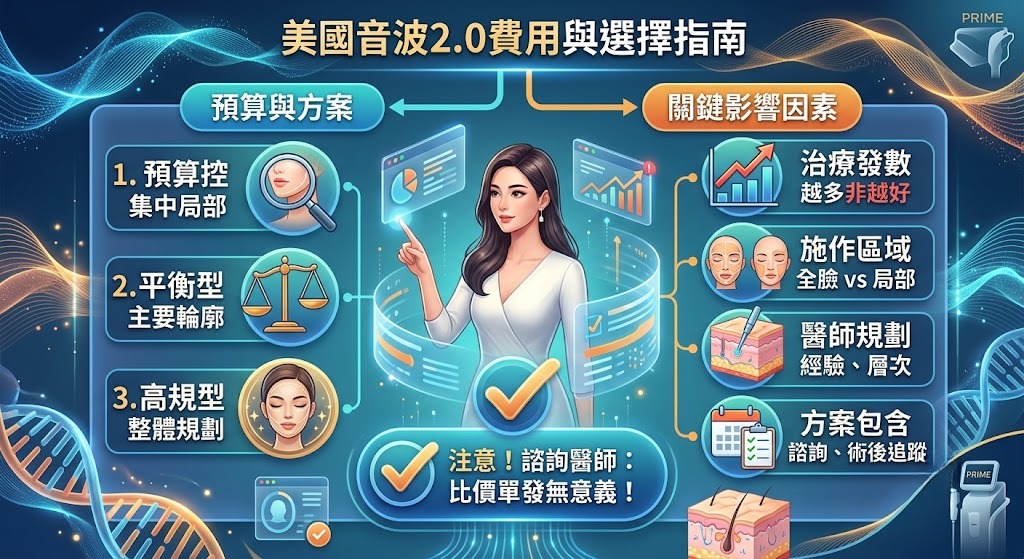 美國音波2.0費用怎麼算?價格差異、發數與報價單怎麼看